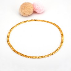 순금면체인목걸이