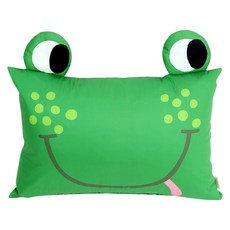어반화이트 동물 입체베개, 01_왕눈이 개구리, 1개