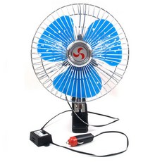VIP 차량용 선풍기 6인치 8인치-각도조절-카팬, 6인치12V