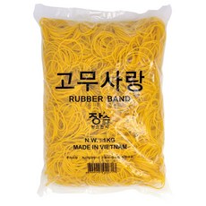 고무사랑 정1Kg고무밴드, 70 x 1.4 x 1.4, - 1Kg, 1봉