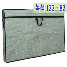 남도공예 교자상커버 밥상커버[120-81cm] 누빔커버, 녹색(리본무늬), 1장, 1개