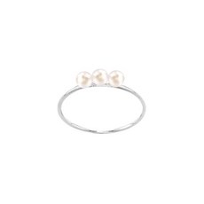 14k화이트골드진주반지