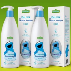 세서미스트리트 키즈케어 2in1 내추럴 샴푸, 380ml, 1개