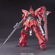 반다이 [HGUC_116] MSN-06S SINANJU_시난쥬 프라모델, 혼합색상