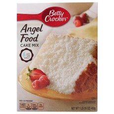 Betty Crocker 엔젤 푸드 케이크 믹스, 453g, 1개