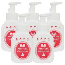 비앤비 거품형 용기 젖병세정제, 450ml, 5개