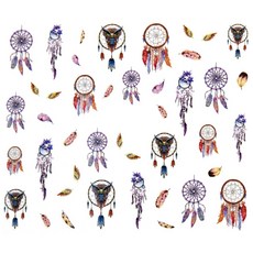 NA2004/젤네일스티커 워터데칼 셀프네일, 1개, POP_032