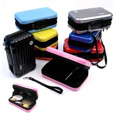 귀염뽀짝투명pvc화장품손잡이가방여행파우치3color