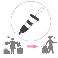 캐리어가방걸이