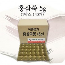 혈기순환의 좋은 홍삼쑥 리필용쑥봉 5g 140ps, 1개