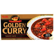 에스비 골든카레 매운맛 220g, 1개