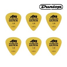 지엠뮤직_세트(6)던롭피크 421R1.0 ULTEX STD 1.0mm 울텍스 스탠다드 Dunlop PICK (No.17세트), 6개입