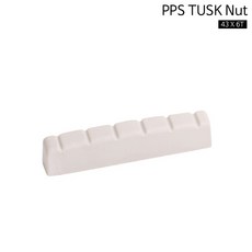 (지엠뮤직_통기타너트) PPS TUSK Nut (43X6T) 터스크너트 상현주, 단품, 상세페이지 참조