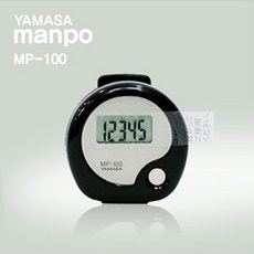야마사 디지털 만보계 MP-100 블랙, 1개