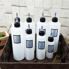 슈퍼파워 소스통 시럽통 뾰족캡 뾰족용기, 뾰족_블랙캡_200ml, 1개