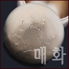 H.jin 수공예 손조각 반상기세트 (매화), 1개