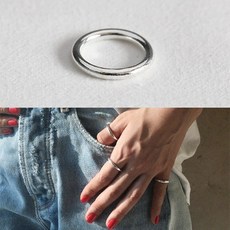 아르겐 통통 3mm 실버 925 엥게이지 은 반지