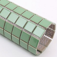 접착식모자이크타일 그린유광단색25mm 1장, 접착식모자이크타일 1장, 1개