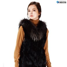 대동모피 7503 밍크베스트_블랙