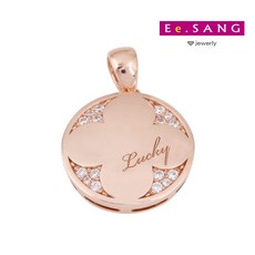 18케이포도송이유색팬던트