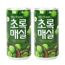 기타음료 웅진 초록매실 180ml 30개, 30캔