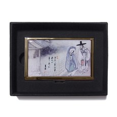 [한국명화] 명함케이스 신윤복 월하정인, 1개