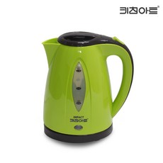키친아트 임팩트 그린 무선 전기주전자 전기포트 1.2L, 1개