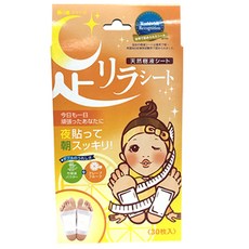 아시리라 자몽 30매 일본 발바닥 발패치 수액시트, 1개, 30개입