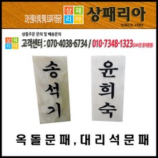 옥돌자개문패