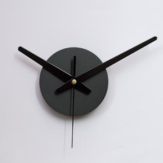 아미공 무소음무브먼트 붙이는벽시계 시계부분, 블랙