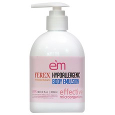 [이엠팜] EM FEREX 하이포엘러제닉 바디 에멀젼, 1개, 300ml