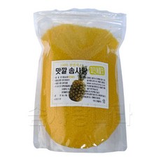 맛깔 천연색소사용 솜사탕재료(맛깔슈가 파인애플향) 1Kg, 1개