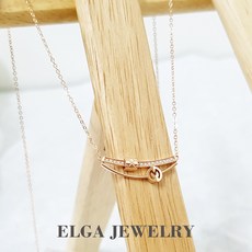 토스목걸이18k