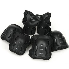 킹카스포츠 아동용 무릎 보호대 KS-301, 블랙XS