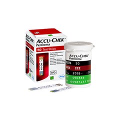 아큐첵 퍼포마 혈당측정 시험지 50매(20년8월) 혈당검사지, 1개, 50매