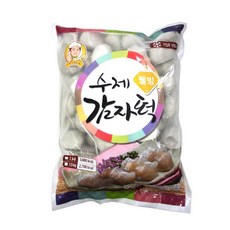 명가에프씨 바우네 웰빙 감자떡2kg 2개 바우네감자떡 감자떡 떡 웰빙감자떡 간편식품
