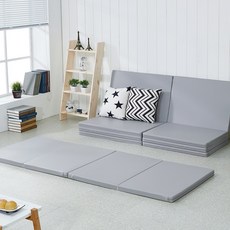 까르베베 밀림방지패드증정 사이즈 700x2000 4단폴더매트1+1상품 옵션확인필수 폴더매트, 그레이듀얼