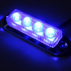 하이브리딩 화물차 4LED 램프 시그널램프 차폭등, 24V 블루
