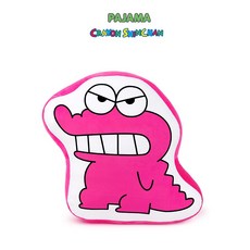 드림토이 짱구인형 파자마 라인프린트 악어 초코비 쿠션 봉제인형, 짱구 초코비 악어프린트 쿠션