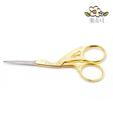 꽃소니 실크가위 학가위 자수가위, 1개, 단일상품