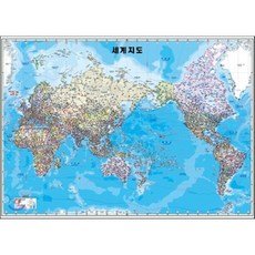 세계지도-한글정치 (코팅 원지-부착용), 성지문화사