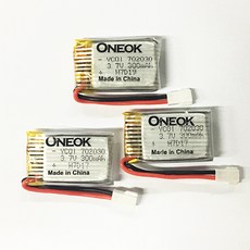 ONEOK 각종 드론용 배터리 정품, 3.7V/300mAh