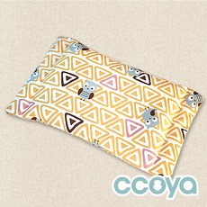 꼬야 ccoya 프리미엄 자연소재 모달_좁쌀베개, 트라이앵글 옐로우, 1개