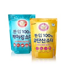 (주) 아이리스 한입 과탄산 1kg+베이킹소다 1kg, 1개