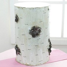 더리얼스 인조 조화 자작나무 버찌나무 인조목 기둥 40cm