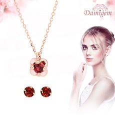 7월탄생석루비천연석반지귀걸이목걸이