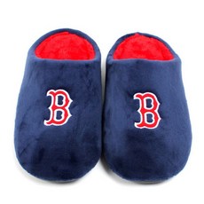 털슬리퍼 MLB 소프트 네이비 실내화 털실내화