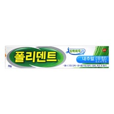 틀니접착제 폴리덴트 의치부착재70g 내추럴 무향 1개입 1개
