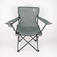 Camping GAO 캠핑의자 낚시의자 접의식의자 캠핑체어, 1.팔걸이가 있는 접이식의자-그레이,