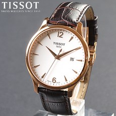 [TISSOT] 티쏘시계 T0636103603700 트레디션 브라운가죽시계 리뷰후기
